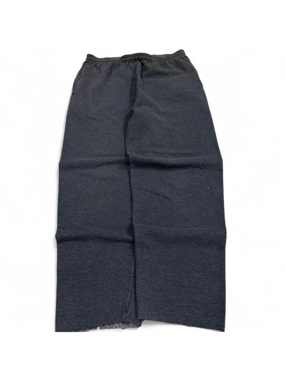 Y2K Baggy Gray Cotton Sweatpants
